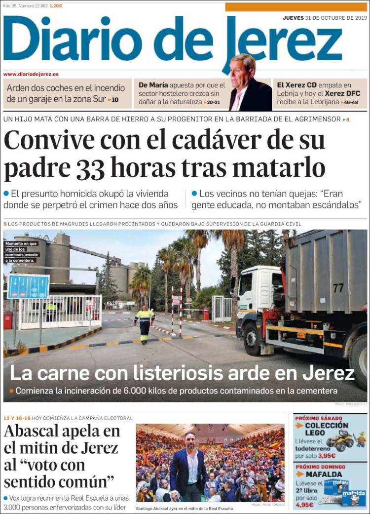 Portada de Diario de Jerez (Spain)