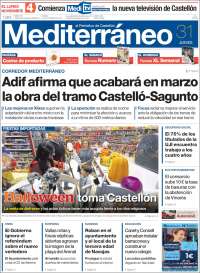 Portada de El Periódico Mediterraneo (España)