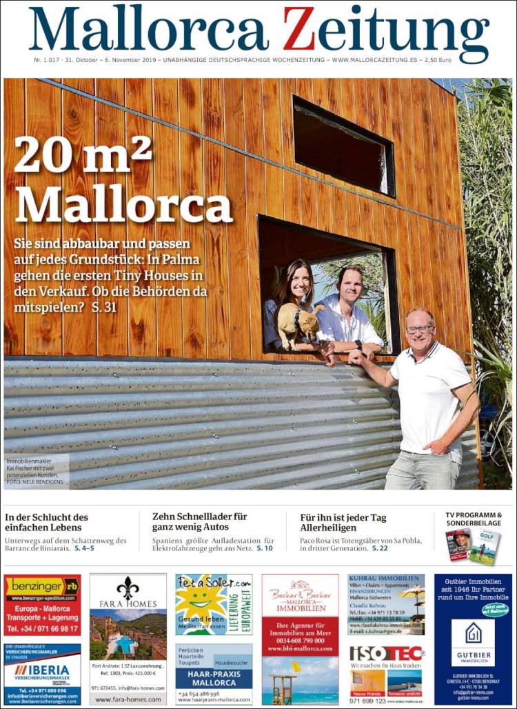 Portada de Mallorca Zeitung (Spain)