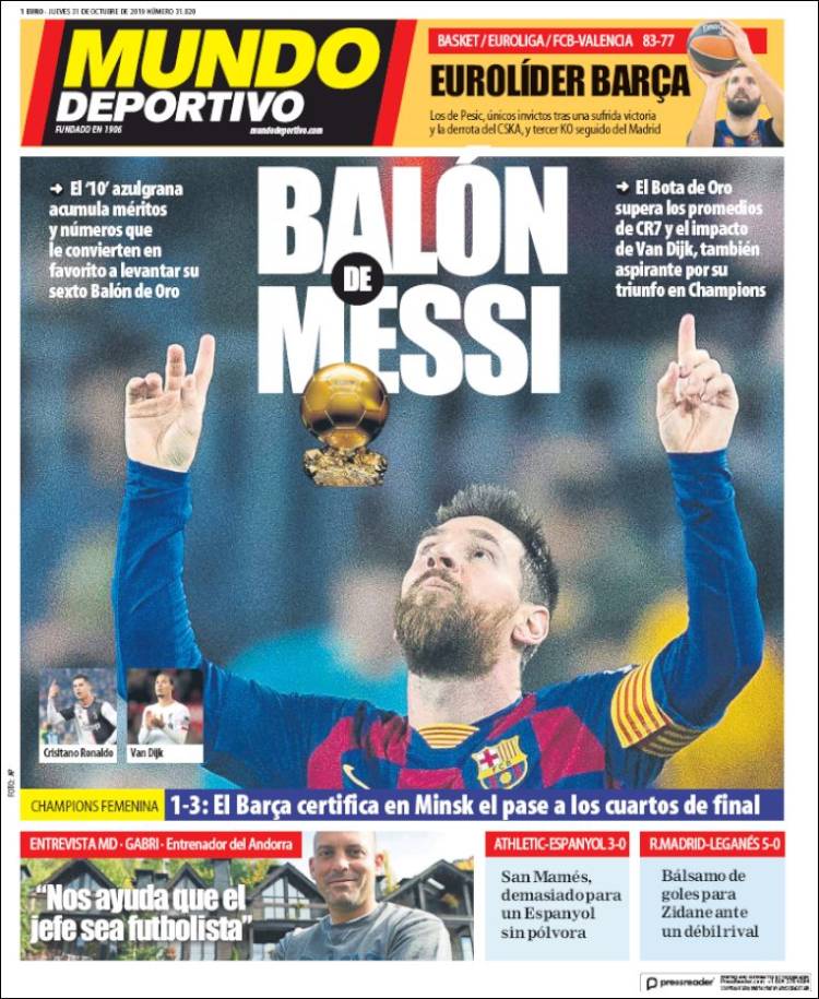 Portada de El Mundo Deportivo (Spain)