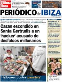 Portada de Periódico de Ibiza (España)