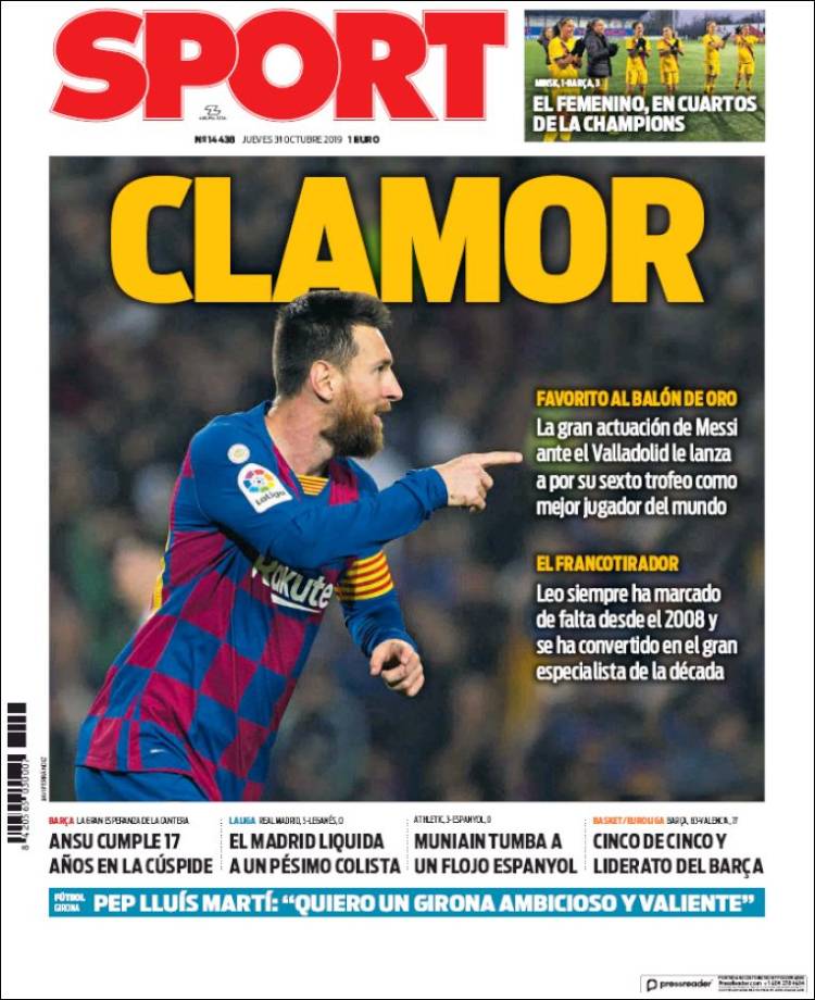 Portada de Sport (Spain)