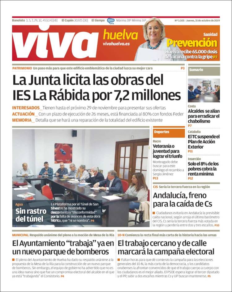 Portada de Viva Huelva (Spain)