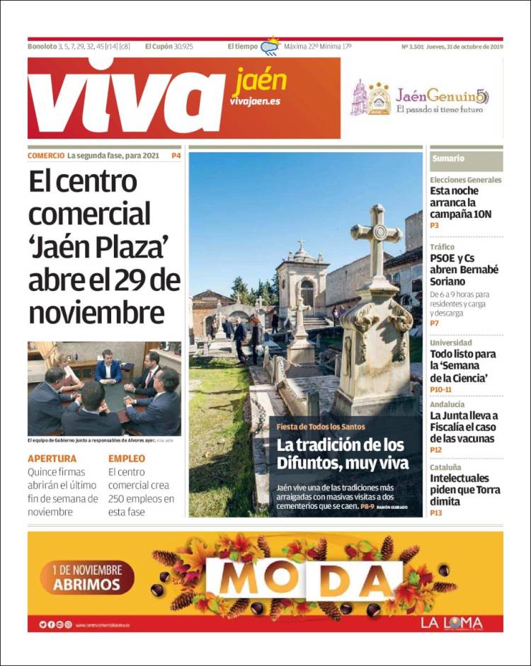 Portada de Viva Jaén (Spain)