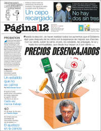 Portada de Página/12 (Argentina)