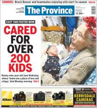 Portada de The Province (Canadá)