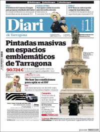 Portada de Diari de Tarragona (España)