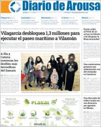 Portada de Diario de Arousa (España)