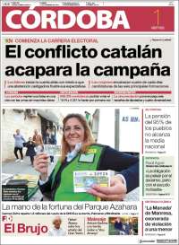 Portada de Diario de Córdoba (España)