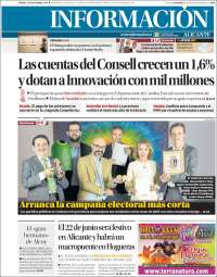 Portada de Diario Información (España)