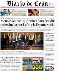 Portada de Diario de León (España)