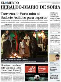 Portada de Diario de Soria (España)