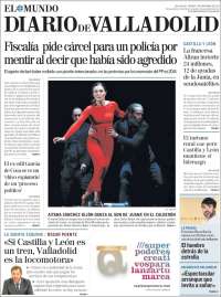 Portada de Diario de Valladolid (España)