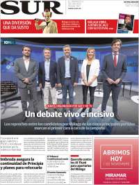 Portada de Diario el Sur (España)