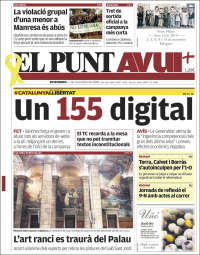 Portada de El Punt Avui (España)