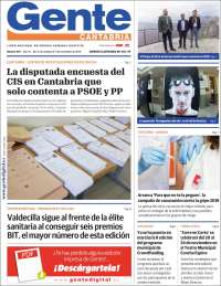 Portada de Gente en Santander (España)