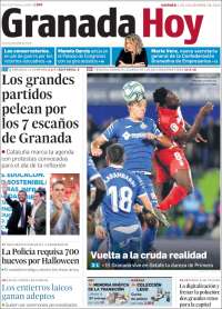 Portada de Granada Hoy (España)