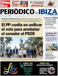 Portada de Periódico de Ibiza (España)