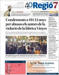 Portada de Regio7 (España)