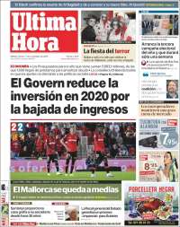 Portada de Última Hora (España)