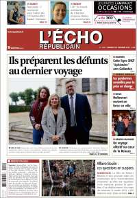 Portada de L'Echo Républicain (Francia)