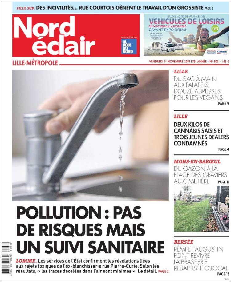 Portada de Nord Éclair (Francia)