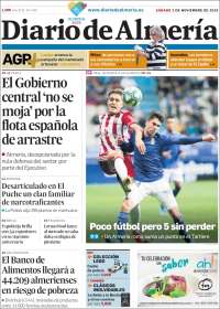 Portada de Diario de Almería (España)