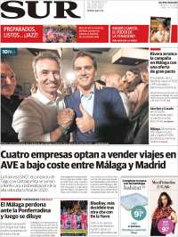 Portada de Diario el Sur (España)