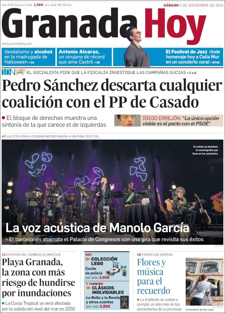 Portada de Granada Hoy (España)