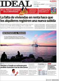 Portada de Ideal Almeria (España)