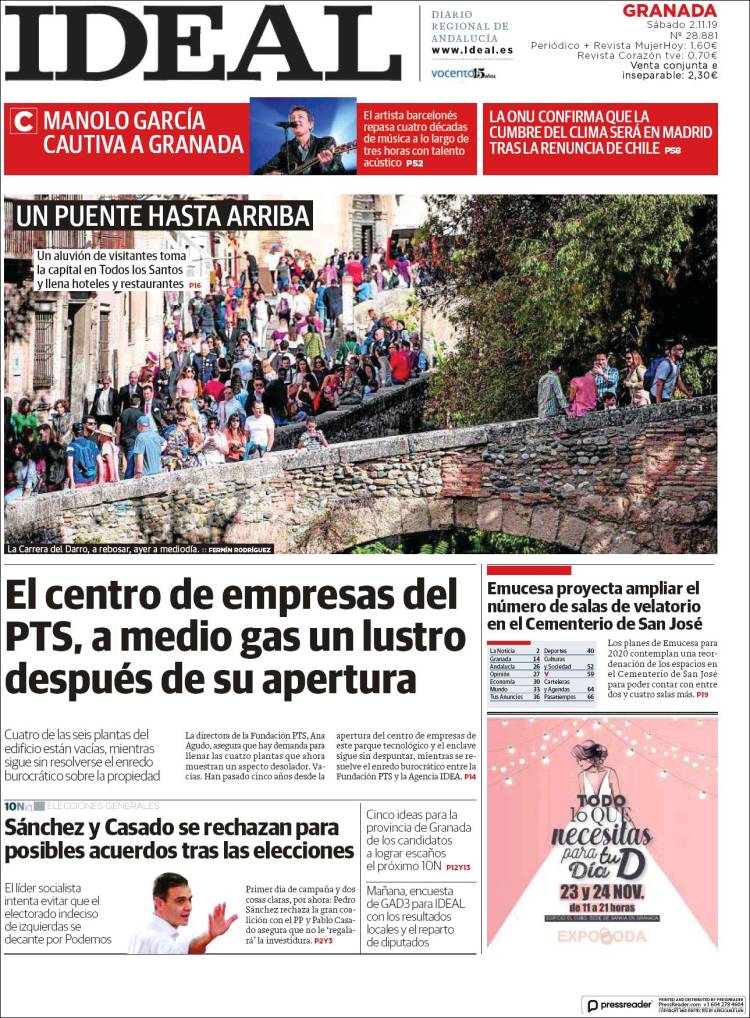 Portada de Ideal (España)