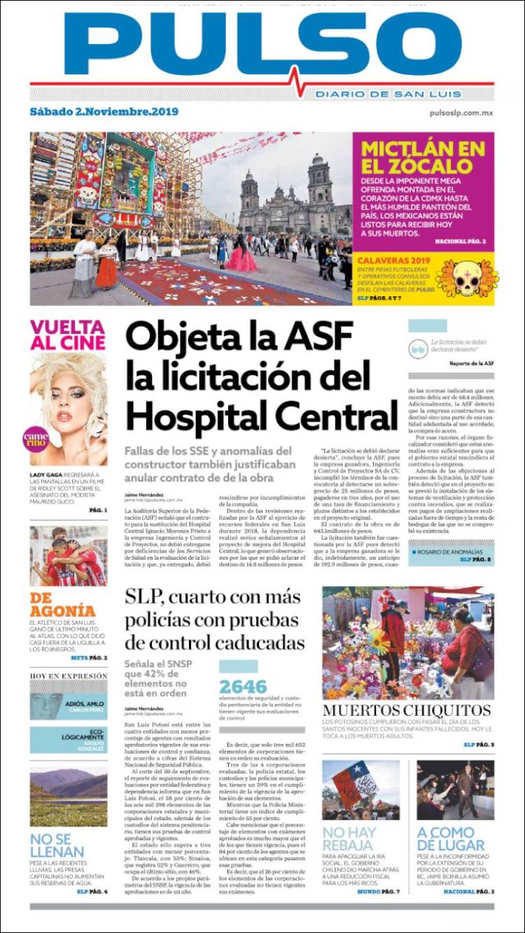 Portada de Pulso (M&eacute;xico)