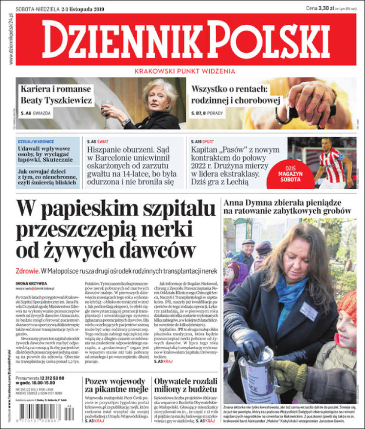 Portada de Dziennik (Polonia)