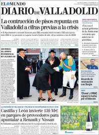 Portada de Diario de Valladolid (España)