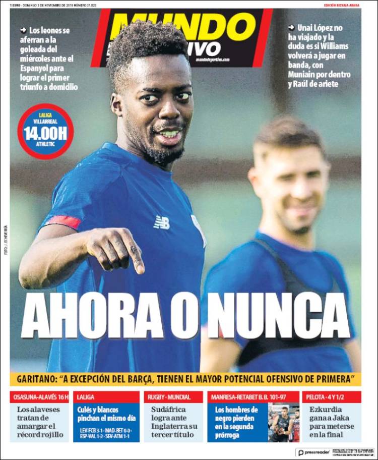 Portada de Mundo Deportivo Bizkaia (Spain)