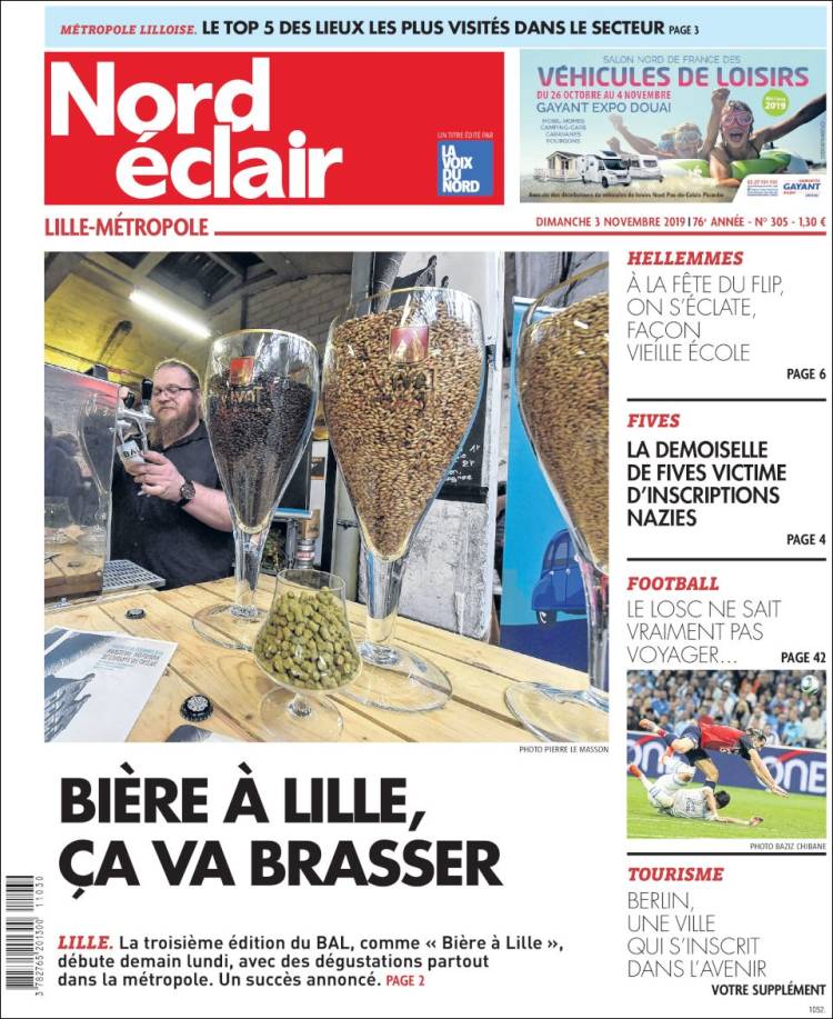 Portada de Nord Éclair (Francia)