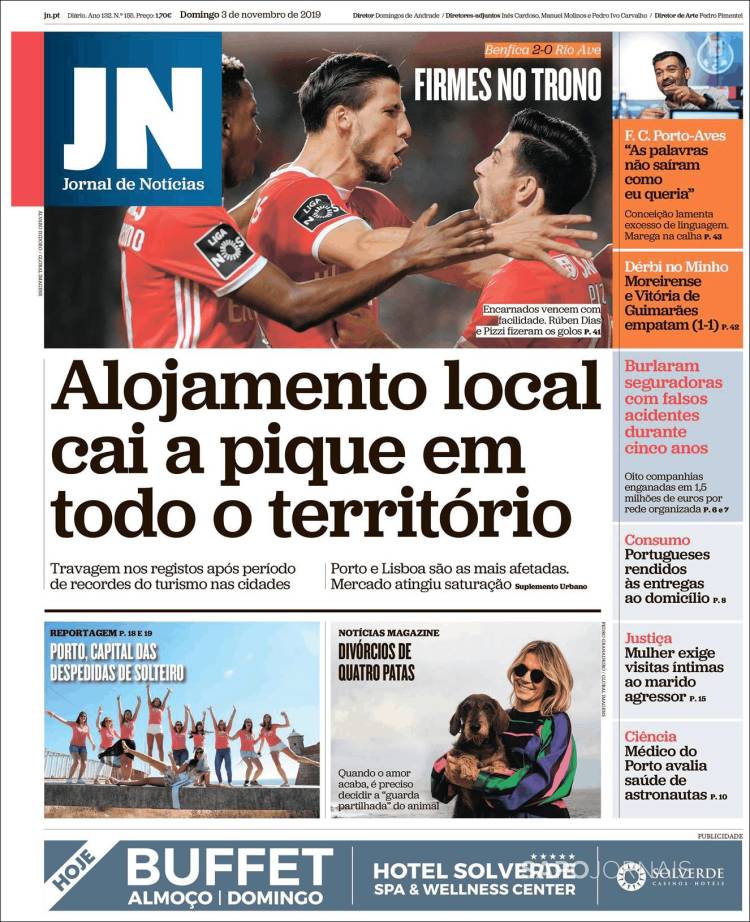 Portada de Jornal de Notícias (Portugal)