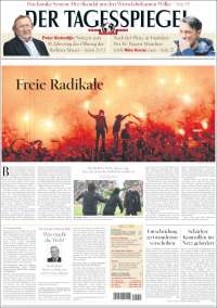 Portada de Der Tagesspiegel (Alemania)