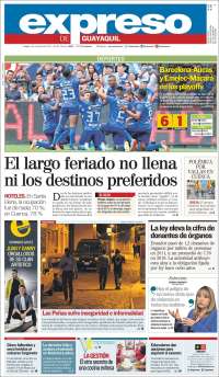 Portada de Expreso (Ecuador)