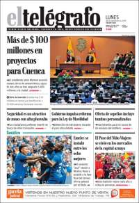 Portada de El Telégrafo (Ecuador)