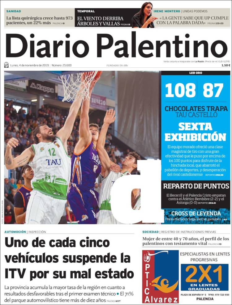 Portada de Diario Palentino (España)