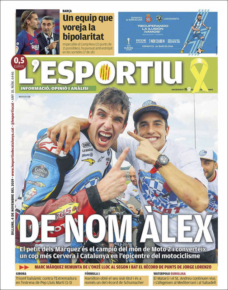 Portada de L'Esportiu (España)