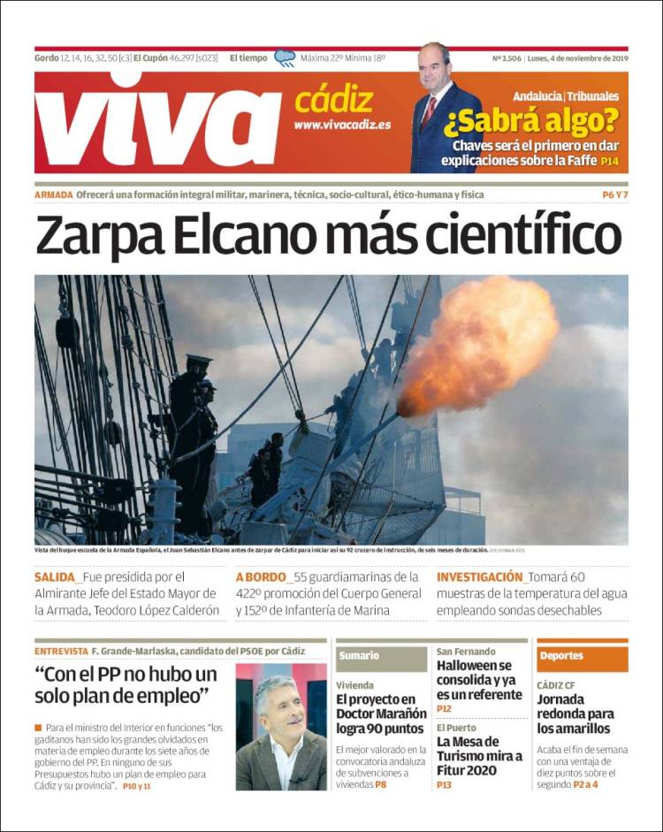 Portada de Viva Cadiz (España)