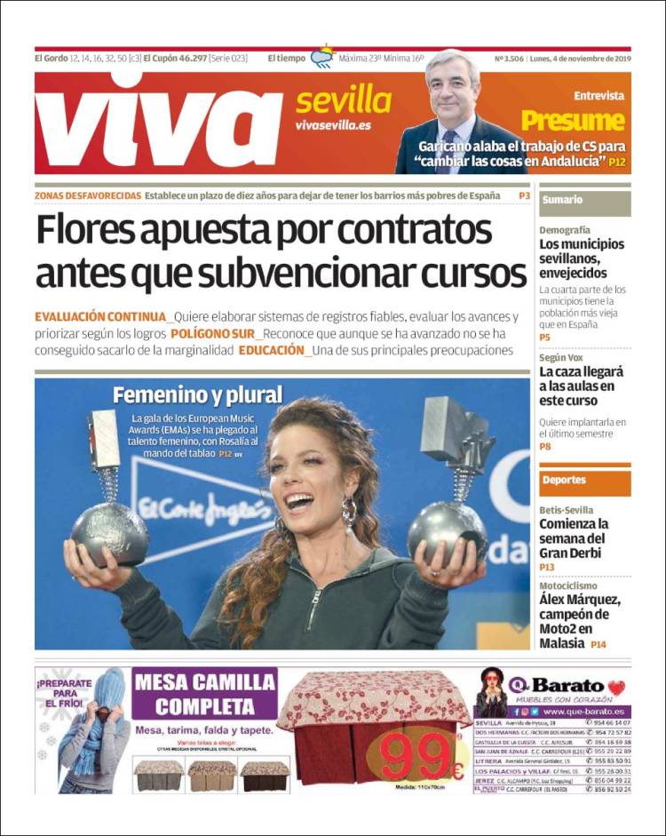 Portada de Viva Sevilla (España)