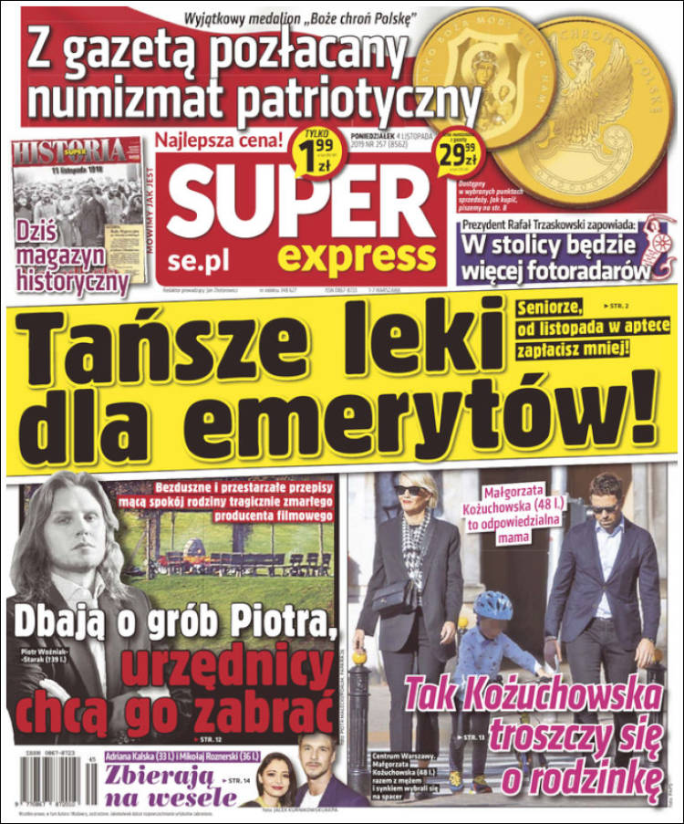 Portada de Super Express (Polonia)