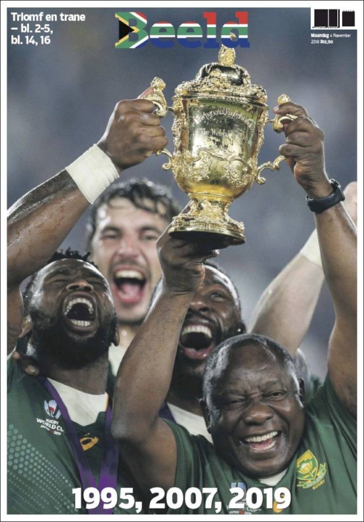 Portada de Beeld (Sud&aacute;frica)