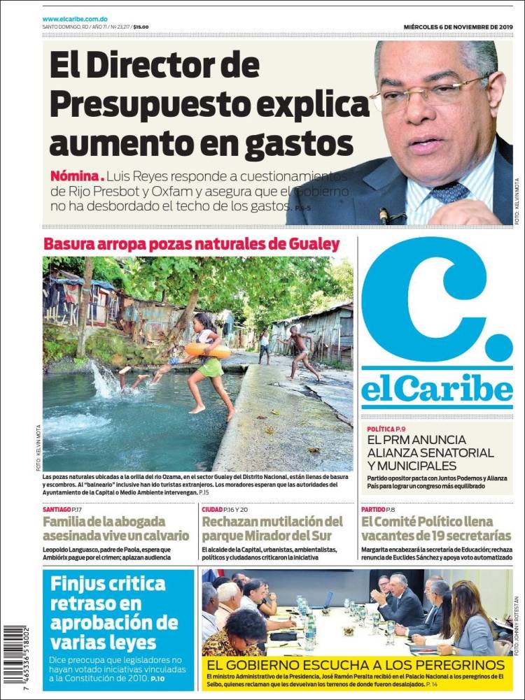 Portada de El Caribe (Dominican Rep.)