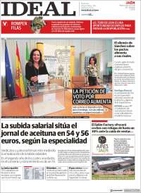 Portada de El Ideal de Jaén (España)