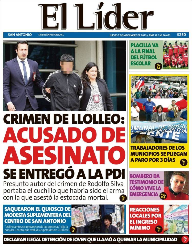 Portada de Lider de San Antonio (Chile)