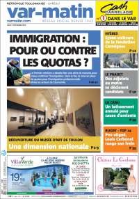 Portada de Nice-Matin (Francia)